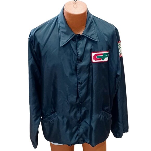Holloway Other - Vintage Consolidated Freightways CF Black Jacket XL 1 Million Miles - Holloway